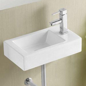 Wall Mounted Basin-Right Taphole